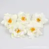 33 peças de cabeças de flores artificiais tipo rosa e peônia, na cor branco leitoso, estilo europeu, para DIY de acessórios de cabelo, guirlandas e decoração de casa, adequadas para arranjos florais