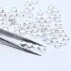 Cristal Blanco Natural Planos Redondos Piedra Preciosa Lisa 6mm Semircircular Liso Piedra Natural Cristal Blanco Piedra Suelta en Stock