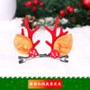 Diadema de astas navideñas con pinza para el cabello, lindos accesorios para el cabello para niños y adultos, diadema, nueva joyería, tocado, tocado de niña Mori