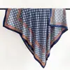 Xale JM estilo vintage old money, novo lenço de alta qualidade de luxo leve estilo britânico para proteção solar em ambientes com ar condicionado