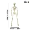 Nova decoração de porta de fantasma pendurado de caveira de Halloween transfronteiriça de 40 cm, ornamento de casa mal-assombrada, decoração pendurada para festa de terror de Halloween
