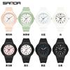 Sanda Nuevo reloj de cuarzo electrónico clásico para todo uso resistente al agua simple popular para niños cuarzo estudiante reloj para hombre y mujer