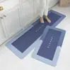 Tapete Combinado de Lama de Diatomáceas Absorvente de Água Secagem Rápida Antiderrapante Macio para Banheiro e Cozinha