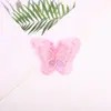 Fábrica de bordado por computadora accesorios decorativos para ropa al por mayor nuevos antiguos doble poliéster bordado mariposa tela pegatinas
