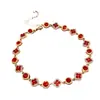 Collar Largo Redondo con Flor Incrustada de Diamantes Medieval Francés, Accesorios para Mujer, Cadena para Suéter de Lujo Ligero y de Gama Alta, Exquisito Collar de Nicho