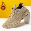 Sapatos masculinos outono 2024 novo impermeável antiderrapante esportes fundo grosso local de trabalho proteção do trabalho plus size ferramental sapatos de maré