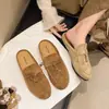 Muller 2026 Estilo Dinero para Personas Perezosas Zapatillas Planas Sin Cordones Nuevas Zapatillas Cerradas para Mujer Uso en Exteriores Otoño Antiguo Versátil