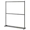 Perchero de doble capa transfronterizo, perchero de pie para dormitorio en casa, tendedero vertical, perchero de almacenamiento simple