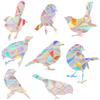 Rps857 Pájaro Transfronterizo Prisma Arcoíris Pegatina de Vidrio Electrostático Decoración Colorida de Vacaciones Película para Captar la Luz del Sol