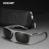 KDEAM Nuevas Gafas de Sol Polarizadas Cuadradas Almohadilla Nasal de Silicona 1.1TAC Película Real que Cambia de Color Gafas de Exterior KD101