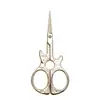 Tijeras pequeñas vintage de acero inoxidable en stock para manualidades, punto de cruz, bordado, tijeras para hilo con forma de guitarra, tijeras de costura para el hogar