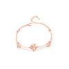 Pulseira Trevo da Sorte de Prata 925 Nicho 2024 Novo Luxo Acessível Presente de Dia dos Namorados Chinês para Namorada e Melhor Amiga