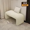 Banqueta para Cambiar Zapatos con un Toque de Lujo Ligero y de Gama Alta, Adecuada para el Pie de la Cama, la Entrada, el Vestidor o como Mesa de Centro Creativa