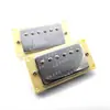 LP con tapa de cobre de 6 agujeros bloque doble doble pandilla humbucker para guitarra eléctrica Pastilla con marco