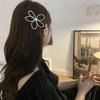 Dongdaemun Nuevo Estilo ~ Pinza para el Cabello de Perla con Flor Grande para Mujer Clip para Flequillo Parte Trasera Accesorios para el Cabello Niñas Clip Lateral Clip Superior