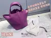 Bolso tipo cesta 2025H Marca Tc Piel de Vaca Semi-cosido a mano Hilo encerado para Mujer, Bolso cubo de alta gama con herrajes de acero, Bolso de mano, Bolso tote