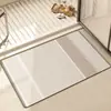 Tapete de Chão Absorvente para Banheiro Vento Silencioso Transfronteiriço Tapete para Pés Resistente à Sujeira do Vaso Sanitário Secagem Rápida Tapete de Chão Antiderrapante Diatomito para Vaso Sanitário