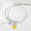 Pulseira feminina versátil de desenho animado de alta qualidade para casal, melhores amigas, pulseira para três pessoas com pequenos presentes, joias estudantis por atacado