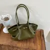 Bolso de Mano Elegante Tejido Texturizado Estilo Coreano Retro para Mujer Verano 2026 Gran Capacidad Casual para el Trabajo Bolso de Hombro Único