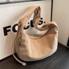 Bolso de Pana para Mujer, Bolso Cruzado, Nuevo Modelo Otoño e Invierno 2026, Gran Capacidad, Versátil, Bolso de Hombro Tipo Bollo de Moda Este Año