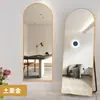 Uso doméstico, para dormitorios de mujeres, recibidor, espejo de tocador de pared, adecuado para tiendas de ropa, de pie, diseño simple