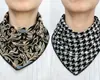 Nuevo Calentador de Cuello Bufanda para Otoño e Invierno para Mujer, Bufanda Triangular Versátil de Doble Cara, Cuello Falso, Bufanda Cálida y de Moda con Botones Dobles