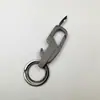 Llavero de metal para coche con cuchillo abridor de botellas multifunción cuchillo express colgante de llave llavero grabado láser
