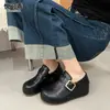 Sapatos Birkenstock de Couro Genuíno com Solado Grosso, Aumento de Altura Interno, Aveludados e Quentes para Mulheres, Uso Duplo, Novidades Outono/Inverno 2026, Mocassins Birkenstock para Pessoas Baixas