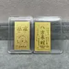 Shenzhen Shuibei Mismo Estilo Oro Puro 999 Tesoro de la Fortuna Aleación Gato de la Suerte Adhesivo Dorado para Teléfono Móvil para Atraer Riqueza Tienda de Oro