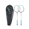 Set de Rackets de Bádminton de Aleación de Hierro Transfronterizo para Adultos y Principiantes, Racket de Entrenamiento Duradero, Logo Personalizable