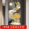 Fu Lu Gao Sheng pintura de diamantes 5D diamante completo sala de estar entrada árbol de la fortuna alce pedrería punto de cruz bordado de diamantes