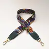 Novos Acessórios de Bolsa Estilo Étnico Colorido com Alça Larga no Ombro Alça Ajustável Transversal para Bolsa Feminina Alça Longa Reduzida
