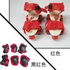 Patins de Duas Rodas em Linha, Patins de Quatro Rodas para Crianças, Patins Ajustáveis com Tamanho e Comprimento do Pé Ajustáveis