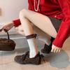 Zapatos de Entrenamiento Alemanes Cómodos de Diseño Moderno y Versátiles 2025 Primavera Tacón Bajo con Cordones Cuero Estilo Deportivo Casual Zapatos de Una Sola Capa para Mujer