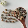 Raíz de Bodhi de Jade Blanco Tallada Cuentas Sueltas Cuentas de Caqui Multi-Tesoro Material DIY Hecho a Mano Juguete Pulsera Accesorios para Pulsera