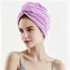 Gorro para Secar el Cabello para Mujer, Absorbente Rápido y Secado Rápido, Estilo Lindo de Celebridad de Internet, Toalla para Lavar el Cabello, Gorro para la Cabeza, Adecuado para Cabello Largo, Gorro de Baño Espeso de Felpa de Coral
