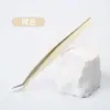 Pinzas antiadherentes recién actualizadas, sin pegamento, especialmente diseñadas para pestañas, pinza de pluma dorada antiadherente, alta precisión, recomendadas por maquilladores para principiantes