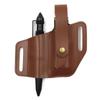 Funda de cuero para linterna retro de exterior en stock, colgante de cintura, kit táctico de supervivencia, bolsa de almacenamiento para herramientas de supervivencia al aire libre