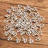 26 Colgantes Charms del Alfabeto Inglés Plata Antigua Venta al por Mayor DIY Aleación de Zinc Joyería Bolsos Accesorios para Teléfono Móvil