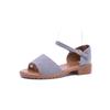 Sapatos femininos 2018 verão moda coreana boca de peixe Sapatos sandálias salto baixo com uma palavra de sapatos femininos uma geração de cabelo