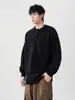 Suéter de punto con cuello American Henry para hombre, Otoño e Invierno, Marca de tendencia, Suéter de punto de alta gama, Chaqueta de estilo casual holgado y relajado
