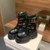 Zapatos de Mujer Elegantes con Plataforma Impermeable de Tacón Ultra Alto de 15 cm, Novedad Primavera 2026, Punta Redonda, Suela Gruesa, Aumento Oculto de Altura, Zapatos de Salón Huecos para Mujer