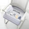 Almofada de Cadeira de Espuma Viscoelástica Espessa Personalizada Almofada de Assento de Escritório Almofada de Bumbum para Jardim de Infância Almofada Quadrada de Flanela Universal para Quatro Estações