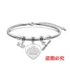 Pulsera de acero inoxidable con diseño de hueso de serpiente transfronterizo europeo y americano, regalo conmemorativo de vacaciones de la temporada de graduación, pulsera de acero de titanio con letras al por mayor