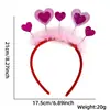 Decoraciones para Fiesta de Solteros del Día de San Valentín Europeo y Americano Diadema de Corazón de Amor Accesorios para Fotos Diadema Xoxo Accesorios para la Cabeza