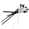 Fixadores de Amarração de Veículos Tipo Plug-In Estilo Aeronáutico Material Nylon Pa66 Tiras de Fixação Preto e Branco Atacado Fixadores Estilo Aeronáutico