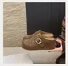 Sandalias tipo Birkenstock de suela gruesa estilo retro para mujer, nueva moda de otoño, que aumentan la altura, fáciles de llevar