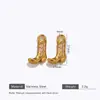Amuletos para Botas de Acero Inoxidable Colgantes para Zapatos Goteo de Aceite Pulsera DIY Collar Decoraciones para Bolsos Tendencia Suministro Exclusivo Transfronterizo