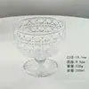 Copo de Sorvete Estilo Ins Copo de Sobremesa para Restaurante Copo de Vidro Embossado Tigela para Iogurte e Pudim Copo para Milkshake e Mousse Tigela de Sorvete