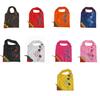 Bolsa plegable de fresa en stock al por mayor en stock al por mayor bolsa plegable de fruta bolsa de compras plegable fábrica logotipo imprimible